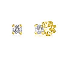 Olivie Strieborné 3mm náušnice PIPPI 7944