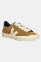 Veja sneakers din piele intoarsă Campo femei, culoarea maro, CP0320524A