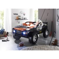 MID.YOU POSTEĽ – AUTO, 90/200 cm čierna