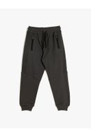 Koton Jogger Sweatpants Tied Waist Raised Cotton