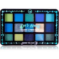 J.Cat Beauty Dia & Noche Παλέτα σκιών για τα μάτια απόχρωση 104 Around The Clock 16 γρ