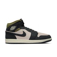Air Jordan 1 Mid SE "Off Noir Medium Olive" - Pánske - Tenisky Jordan - Biele - HV4091-102 - Veľkosť: 42.5