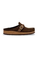 Birkenstock šľapky mules dámske semišové Buckley
