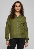 Women's Light Bomber Jacket - Olive