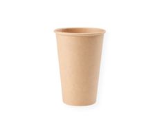 1000 ks - Papierový pohár hnedý 330 ml, priemer 80 mm (0,3 L/10 oz)