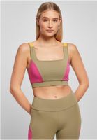 Women's bra Color Block khaki/light purple/magimango