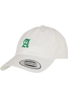 Letter White Low Profile Cap A