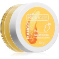 Bielenda Lip Care Lip Balm + Night Mask Lippenbalsam mit Duft Mango Mania 10 g