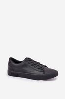 BIG STAR SHOES Pánské Klasické Nízké Tenisky Z Eko Kůže Big Star