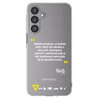 Silikónový prehľadný obal pre Samsung Galaxy A16 5G - Kazma - MŮŽETE DOKÁZAT, CO BUDETE CHTÍT