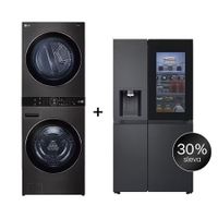 SET - LG WashTower WT1716BBF + Chladnička InstaView™ GSGV80PYLD