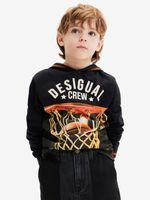 Desigual Jordan Sweatshirt Kinder Schwarz