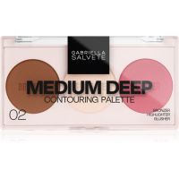 Gabriella Salvete Contouring Palette Konturier-Palette für die Wangen Farbton 02 Medium Deep 9 g