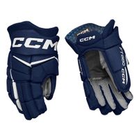 Rukavice CCM Jetspeed FT880 JR, tmavo modrá-biela, Junior, 10"