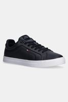 Kožené tenisky Tommy Hilfiger ICON COURT LTH FLAG ESS