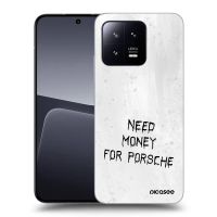 Silikónový čierny obal pre Xiaomi 13 - White Fuel