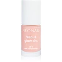 NEONAIL Rescue Glow Tint 3in1 Nail Conditioner negovalni lak za nohte odtenek Peachy Nude 7.2 ml