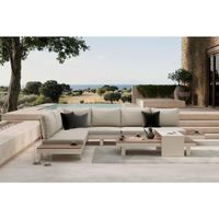 Ambia Garden TERASOVÁ SEDACIA SÚPRAVA 4-dielne, kov, plast, textil