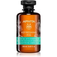 Apivita Refreshing Fig Shower Gel osvježavajući gel za tuširanje s esencijalnim uljem 250 ml