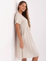 Dress-MO-SK-1005.67-beige