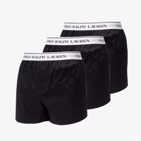 Ralph Lauren Stretch Cotton Slim Fit Trunks 3-Pack Black XXL