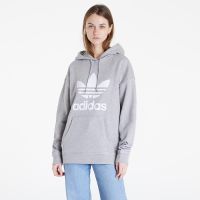 Bluza adidas Originals Trefoil Hoodie Melange Grey/ White L