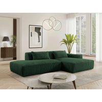 Livetastic ROHOVÁ SEDAČKA, plast, textil, kompozitné drevo, tmavozelená