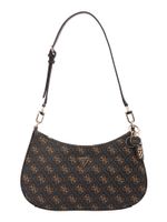 GUESS Ručna torbica 'NOELLE II TOP ZIP SHOULDER BAG'  karamela / čokolada