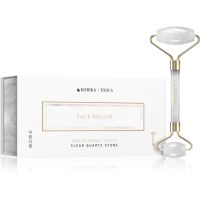 KORIKA Tools Face Roller Clear Quartz Stone масажний роллер для обличчя та шиї