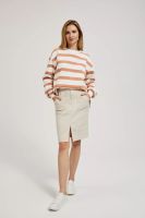 Marisse Women's Skirt L-Sc-4301 L.Beige