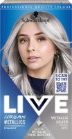 Schwarzkopf боя за коса -  Live Urban Metallics - U71 Metallic Silver