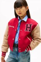 Detská bunda s prímesou bavlny Tommy Hilfiger