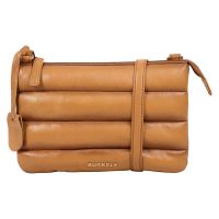 Női crossbody bőr kézitáska Burkely Leyla - konyak