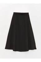 LC Waikiki Straight A-Cut Women's Skirt with Elastic Waist