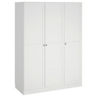 MID.YOU ŠATNÍ SKŘÍŇ S OTOČNÝMI DVEŘMI, bílá, 147/200/61,7 cm