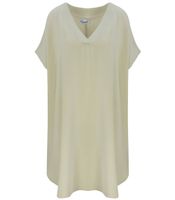 Pri Smooth, loose and comfortable basic mini tunic dress