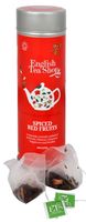 English Tea Shop Korenené červené ovocie BIO 15 pyramidek v plechovke