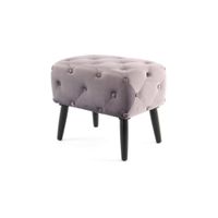 TABURET, textil, kompozitní dřevo, 40/48/60 cm