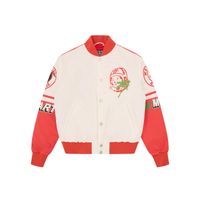 Billionaire Boys Club Stadium Bomber Jacket - Pánske - Bunda Billionaire Boys Club - Biele - B25404 - Veľkosť: XS