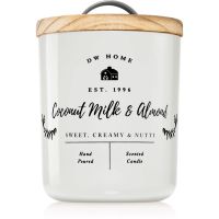 DW Home Farmhouse Coconut Milk & Almond ароматна свещ 241 гр.