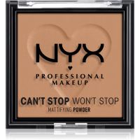 NYX Professional Makeup Can't Stop Won't Stop Mattifying Powder mattierendes Puder Farbton 07 Caramel 6 g