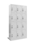 Skříň s přihrádkami Marcin: šedá 90x185 cm (782)