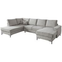 MID.YOU SEDACÍ SOUPRAVA, textil, barvy stříbra