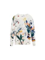 Desigual Pulover  morsko plava / žuta / narančasta / bijela