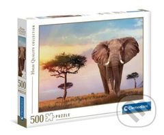 Africký západ slunce - puzzle z kategorie Přírodní scenérie