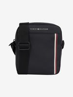 Tommy Hilfiger Pique Mini Reporter Tasche Schwarz