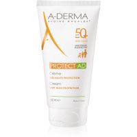 A-Derma Protect AD защитен слънцезащитен крем за атопична кожа на лицето  SPF 50+ 150 мл.