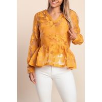 Bluza Dugih Rukava, Žuta