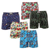 5PACK pánské trenky Styx premium art klasická guma (5AP9542879) L