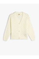 Koton Basic Knitwear Cardigan V Neck Buttoned